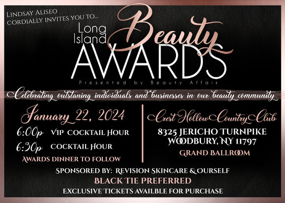 The Long Island Beauty Awards - FINALISTS Gala Tickets